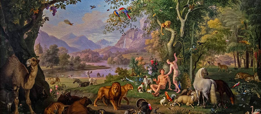 Adam and Eve in the Garden of Eden